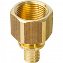 Переходник с внутренней резьбой 25xG 3/4" для труб из сшитого полиэтилена аксиальный STOUT по цене 596 руб.