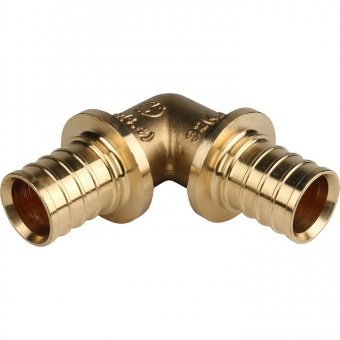 Угольник 90° 16 для труб из сшитого полиэтилена аксиальный STOUT