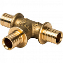 Тройник равнопроходный 25x25x25 для труб из сшитого полиэтилена аксиальный STOUT с доставкой в NAME