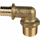 Угольник-переходник с наружной резьбой 20xR 1/2" для труб из сшитого полиэтилена аксиальный STOUT с доставкой в NAME