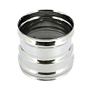 Соединитель мама-мама D 180 для дымохода из нержавеющей стали Прок по цене 420 руб.