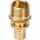 Переходник с наружной резьбой 20xR 1/2" для труб из сшитого полиэтилена аксиальный STOUT с доставкой в NAME